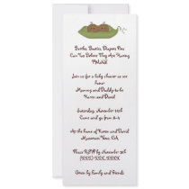 Two Peas in a Pod Custom Announcements