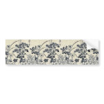 Two pines needle flowers by Tachibana,Yasukuni Bumper Stickers