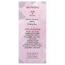Two Pink Roses in Autumn Wedding Program