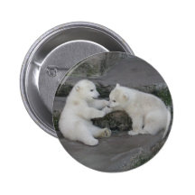 Two Polar Bear Cubs Pins