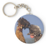 Two Polish Hens keychains