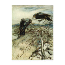Two Ravens Postcard