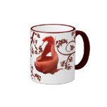 Two Red Bettas Coffee Mug