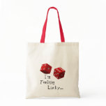 Two Red Dice Bag