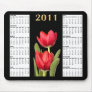 Two Red Tulips 2011 Calendar Mousepad