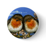Two robins buttons