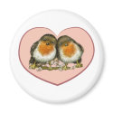 Two robins magnets