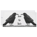 Two Rooks Goth Save the Date Invitation Card