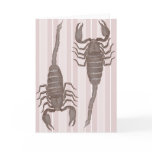 Two Scorpions - Birthday Card for Scorpio