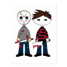 Two Serial Killers Postcard