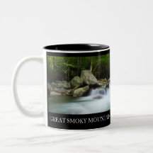 Two-Sided Coffee Cup Great Smoky Mountains Mugs