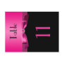 Two Sided Pink and Black Table Number
