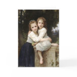Two Sisters Vintage Fine Art by Bouguereau Card