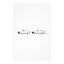 Two SLKs Personalized Stationery
