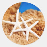 Two Starfish at the Beach Stickers