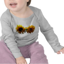 Two Sunflowers Infant Longsleeve Shirt