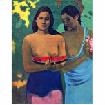 Two Tahitian Women By Paul Gauguin (Best Quality) photo sculptures
