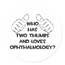 Two Thumbs and Loves Ophthalmology