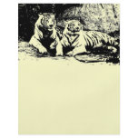 Two Tigers in Black and White flyers