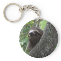 Two Toed Sloth Keychain