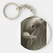 two toed sloth keychain