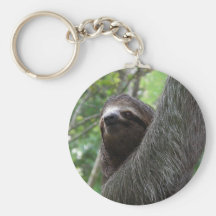 Two Toed Sloth Keychain