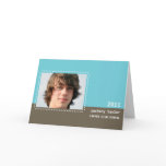 Two Tone Dot Graduation Invitation-turquoise cards
