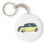 Two Tone Hot Rod Keychain