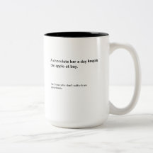 Two-Tone Mug Chocolate Bar