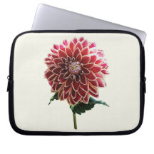 Two-Toned Dahlia Laptop Sleeve