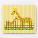 Two (Too) Cute Giraffes Mousepads