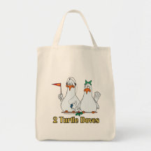 two turtle doves second 2nd day of christmas bags