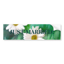 Two White Daisies Bumper Stickers