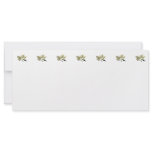 Two White Lilies and Buds Customized Rack Card