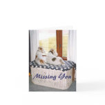 Two Wire Fox Terriers In The Window cards