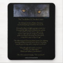 TWO WOLVES CHEROKEE TALE Art  Mousepad