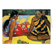 Two Women Of Tahiti (What'S New Parau Api) Card