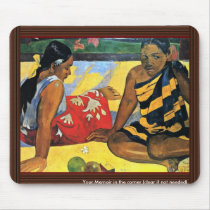 Two Women Of Tahiti (What'S New Parau Api) Mouse Pads