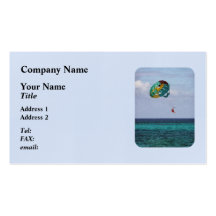 Two Women Parasailing in the Bahamas Business Cards