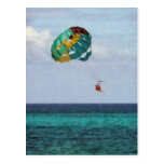 Two Women Parasailing in the Bahamas Postcards