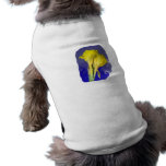 Two Yellow Flowers Dark Blue Sky Photo Pet Tee