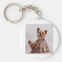 Two Yorkies Keychains