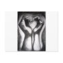 twohands - one heart post card