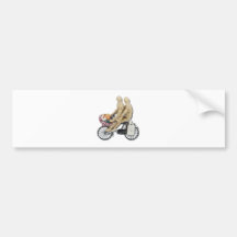 TwoOnBikePicnicBasket082611 Bumper Sticker
