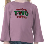 TWOriffic Ladybug Twins 2nd Birthday t-shirts