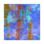 Tye Dye Composition #9 by Michael Moffa Stretched Canvas Print