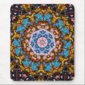 tye dye mushrooms 4 mousepads