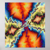 Tye Dye Shock Art Print