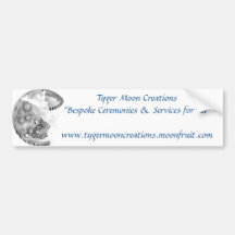Tyger Moon Bumper Sticker
