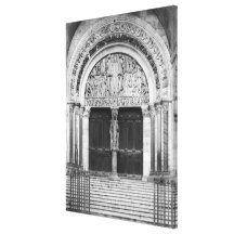 Tympanum with the Last Judgement Gallery Wrapped Canvas